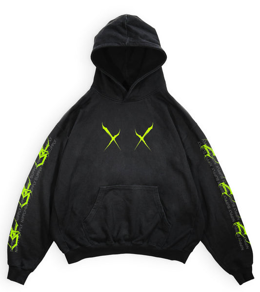 HALLOWEEN HOODIE 2.0 - ACID GREEN