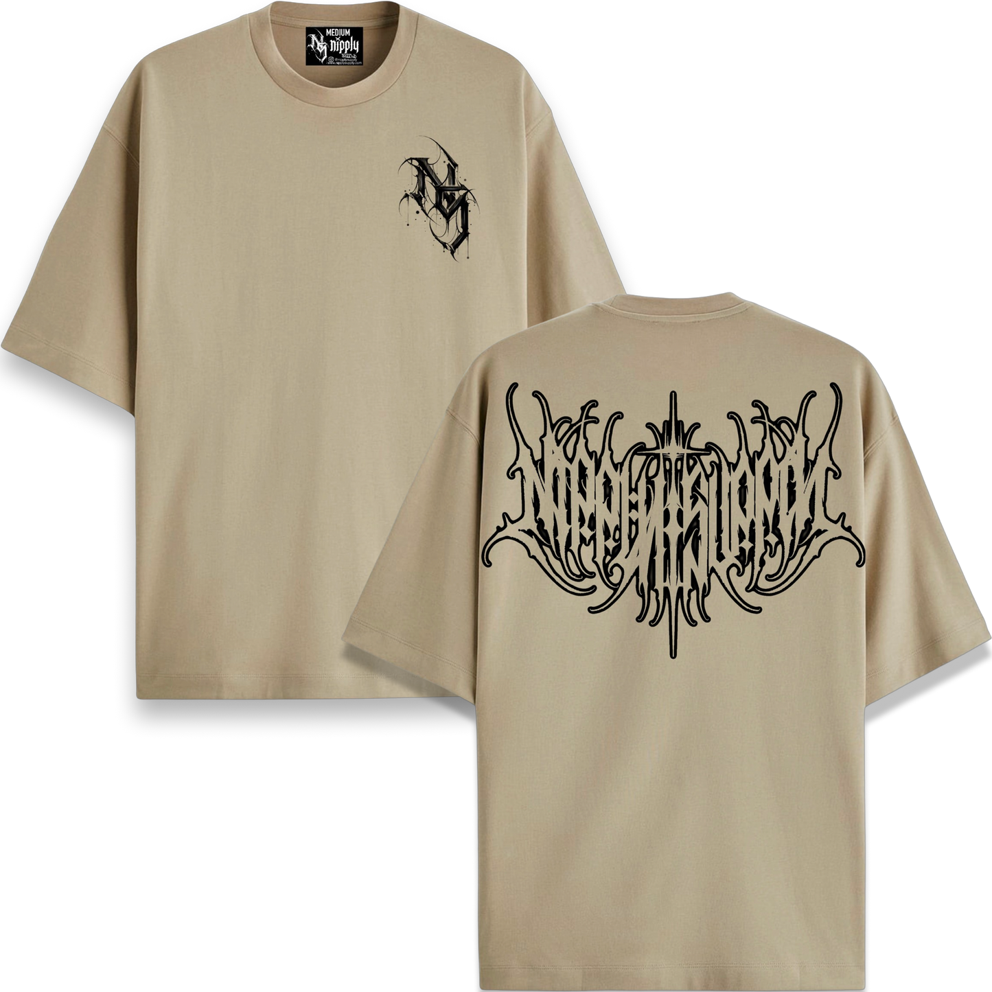 NIPPLYSUPPLY TEE - TAN