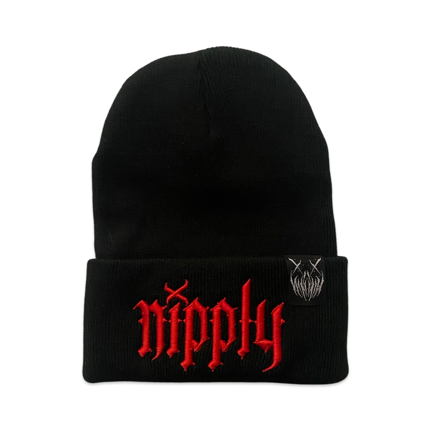 NIPPLY BEANIE - BLACK (LIL DEVIL EDITION)