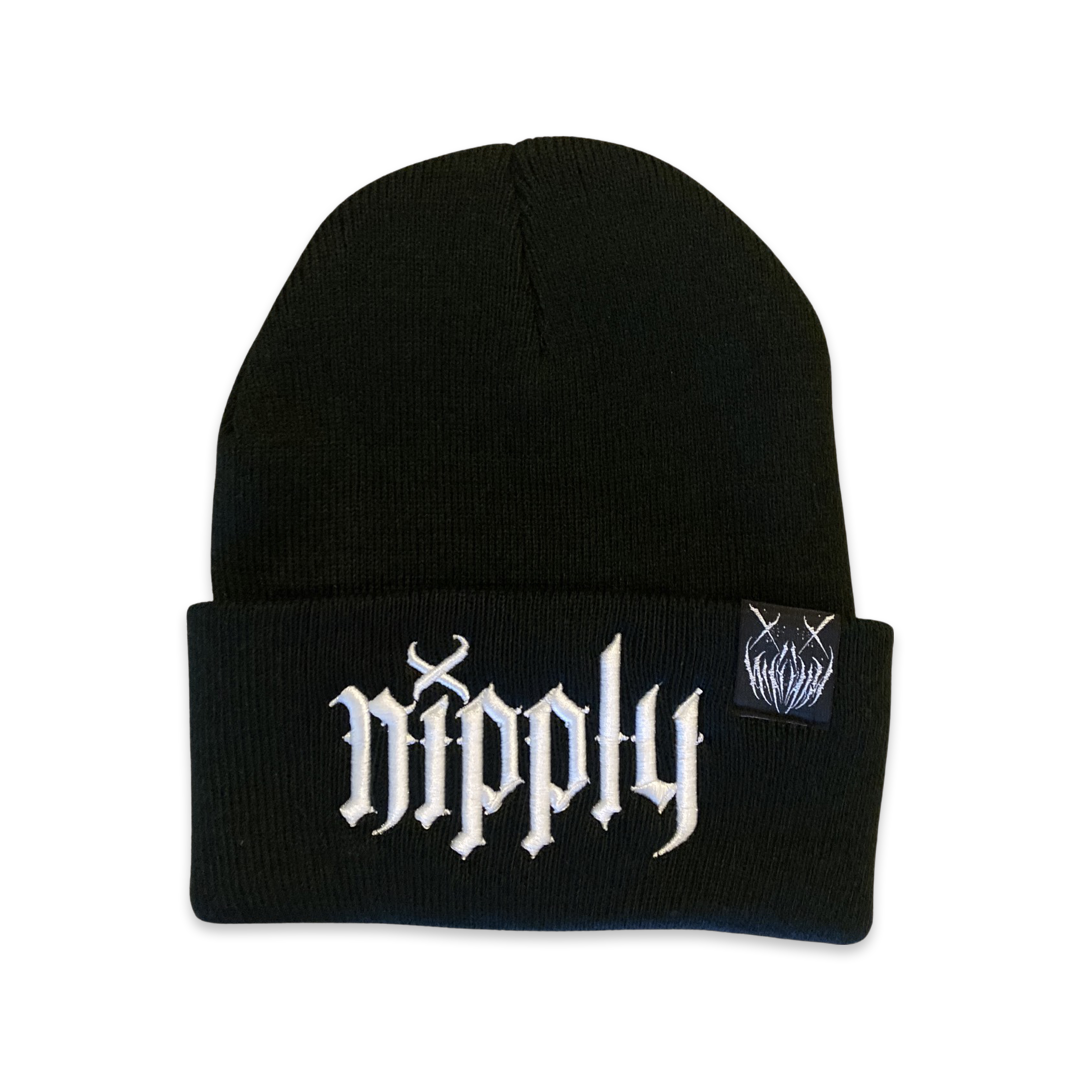 NIPPLY BEANIE - BLACK