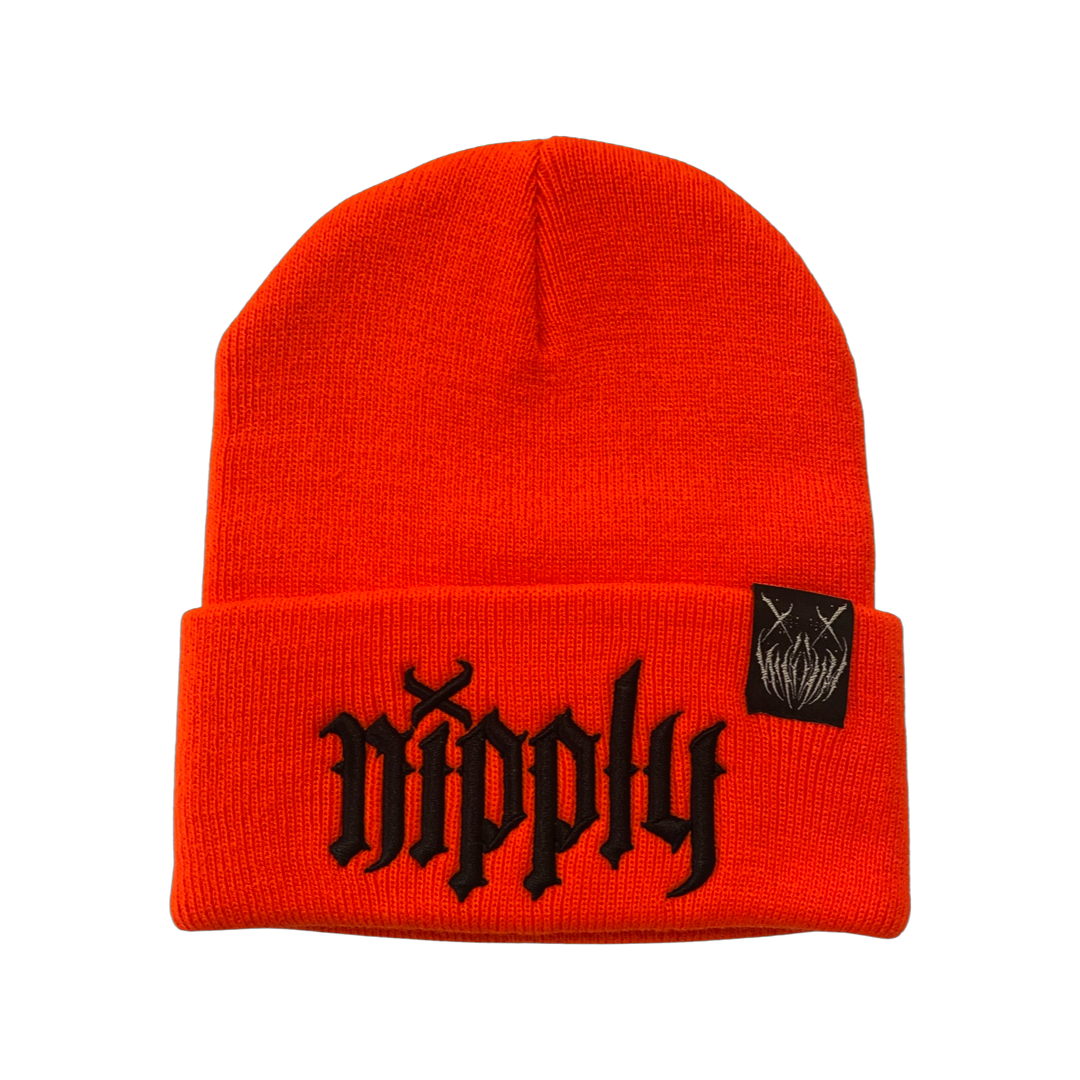 NIPPLY BEANIE - ORANGE